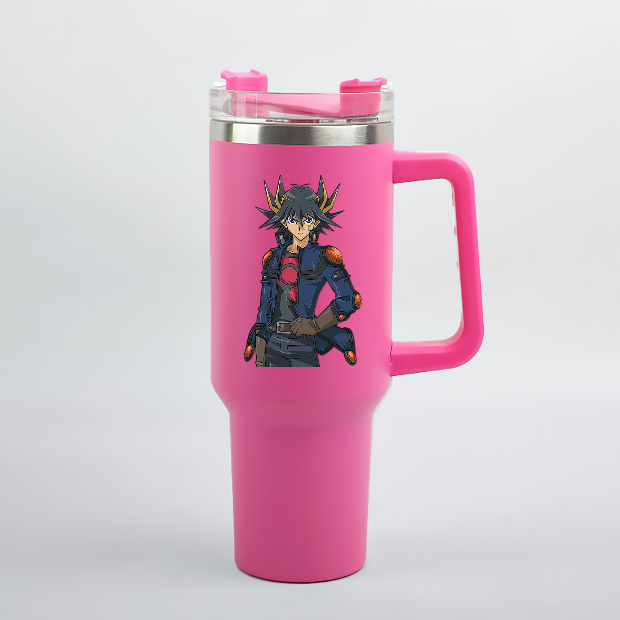 （画像用） 遊☆戯☆王 Yu-Gi-Oh! 1200mL車用タンブラー（カラープリント）